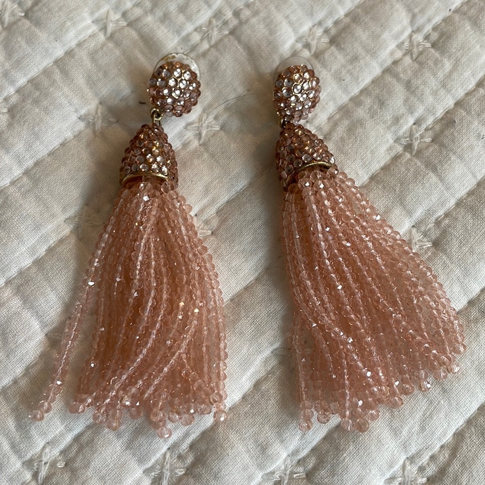 BaubleBar beaded tassel earrings
